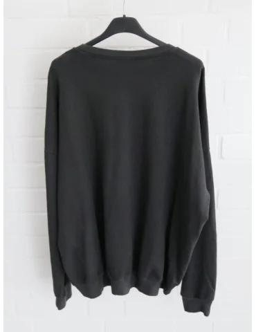 Rückansicht Anthrazit Sweatshirt mit Boston 1977 Print, Oversize Style