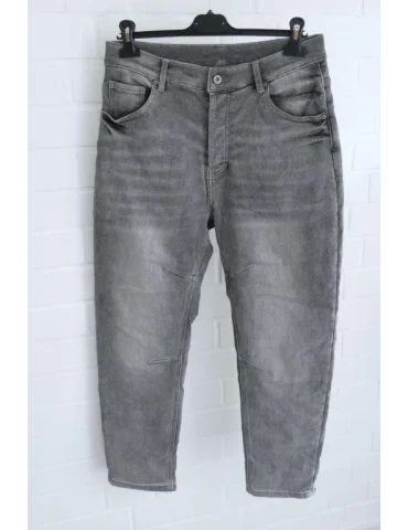 Graue Damen Jeans im 5-Pocket-Design auf Bügel