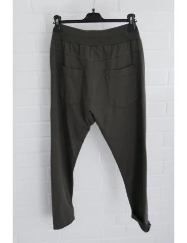 Rückansicht von Brauner Jogginghose für Damen von Wendy Trendy