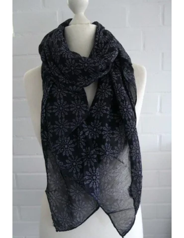Schal Tuch Loop Made in Italy Seide Baumwolle...