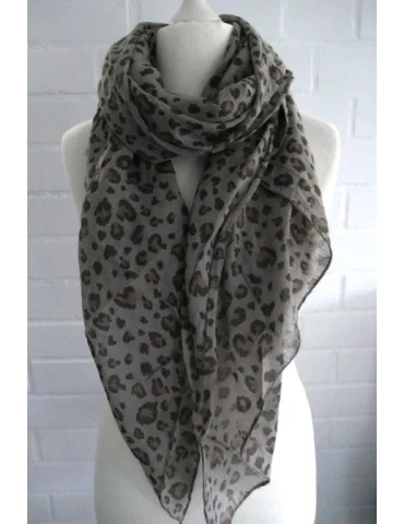 Schal Tuch Loop Made in Italy Seide Baumwolle...