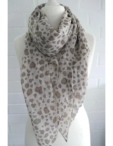 Schal Tuch Loop Made in Italy Seide Baumwolle...