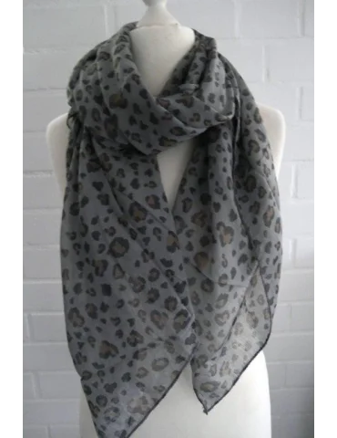 Schal Tuch Loop Made in Italy Seide Baumwolle...