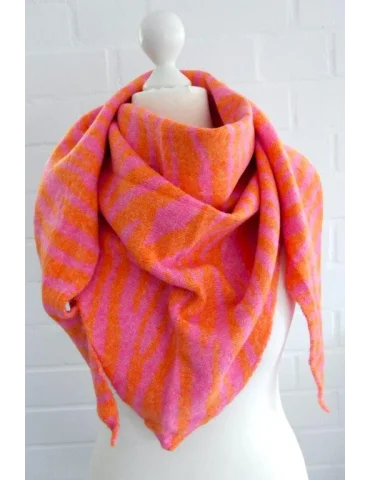 Zebra Tuch Damen Pink & Orange– Weich & stylisch