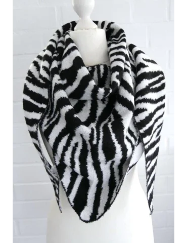 Zebra Tuch Damen Schwarz & Weiß – Weich & stylisch