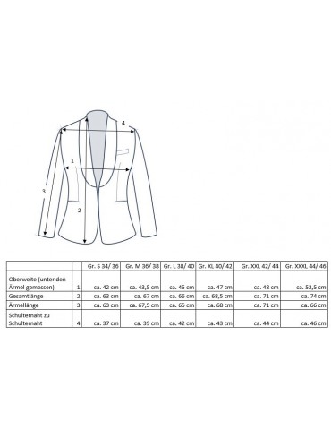 ESViViD Bequemer Sportlicher Jersey Blazer tailliert Khaki uni mit Viskose 9800