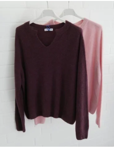 Damen Pullover Rundhals...