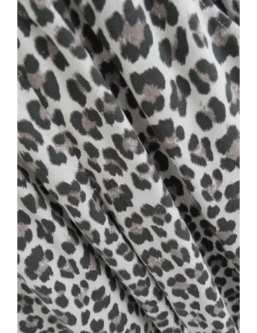 Marlene Palazzo JogPants Damen Hose beige schwarz taupe Leo mit Baumwolle