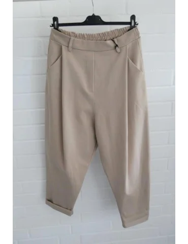 Xuna Damen Hose Baggy Jersey beige uni Onesize 38 - 42 62562