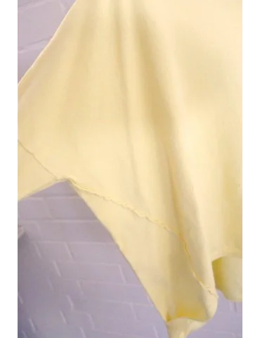 ESViViD Damen Pullover hellgelb B-Ware Rundhals Onesize ca. 38 - 46 mit Viskose 2232