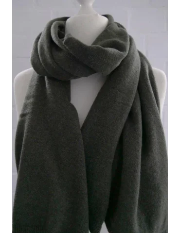 Unisex-Schal Olivgrün Luxuriös | Weich & Elegant