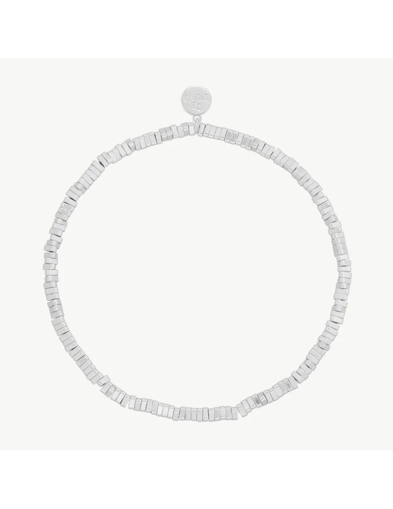 Damen Armband elastisch mit kleinen Mini Plättchen