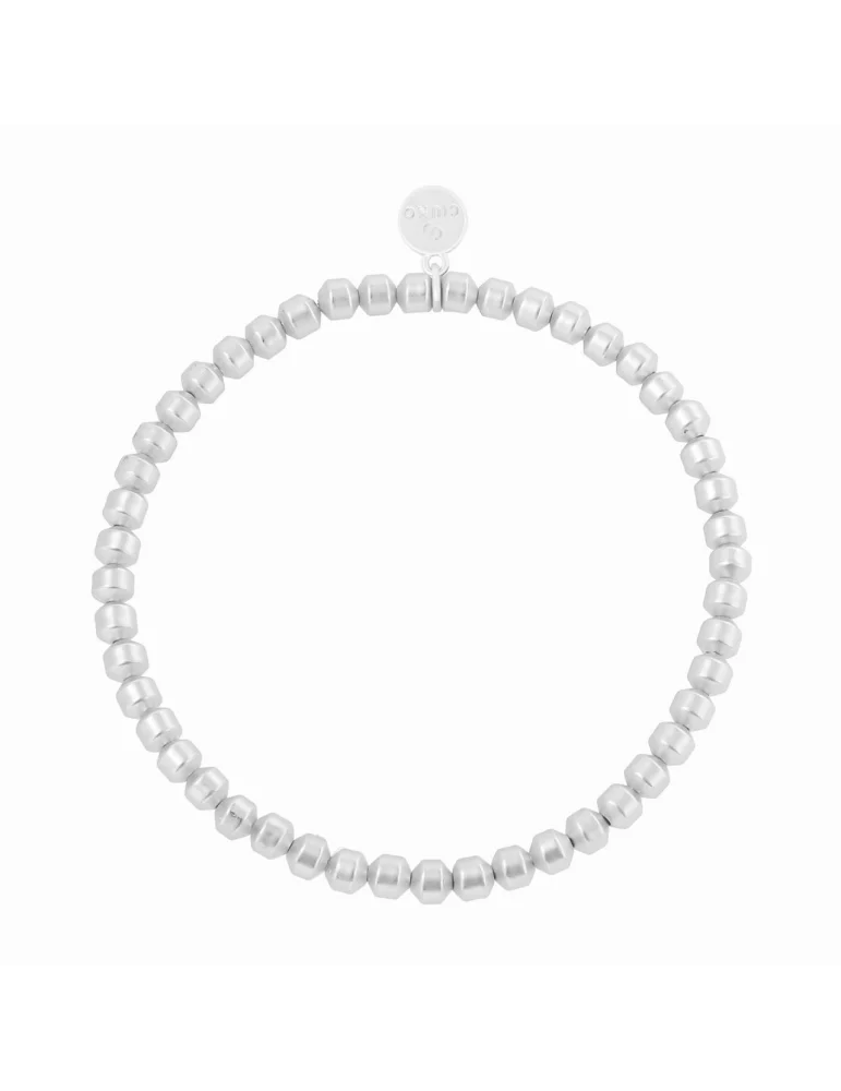 Damen Armband in silberfarben mit Perlen