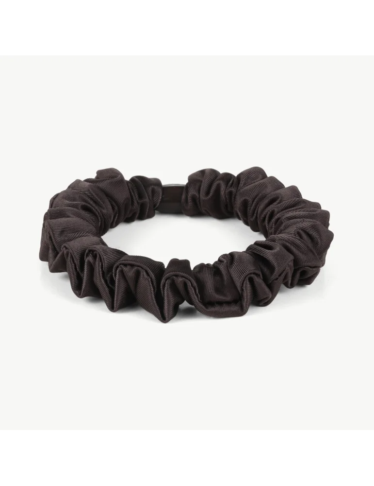 Damen Haargummi in braun mit Perle