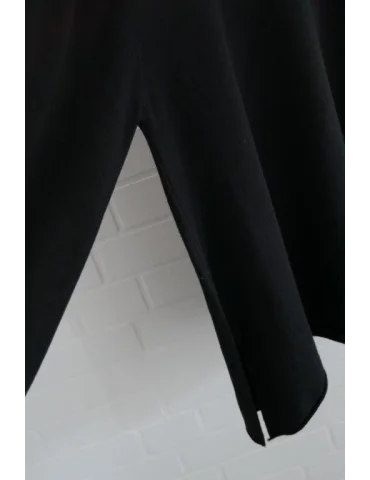 ESViViD Damen Pullover schwarz black Rundhals...