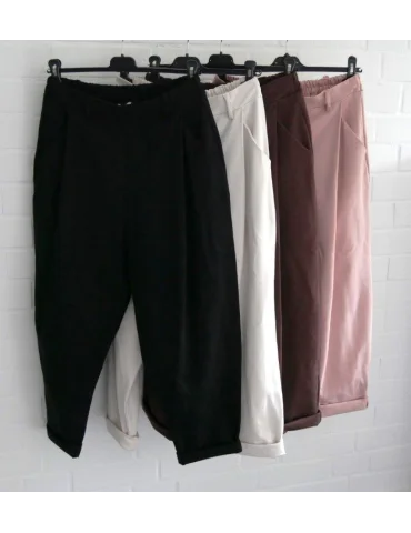 Xuna Damen Hose Baggy Jersey hellgrau meliert uni Onesize 38 - 42 62562