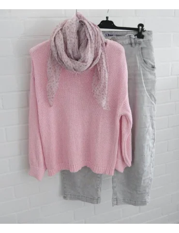 Sexy Woman 7/8 Jeans Hose Damenhose grau weites...