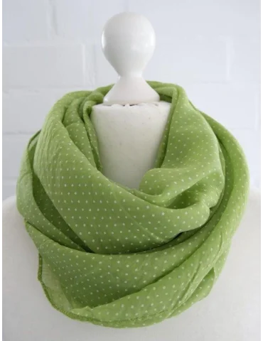 Schal Tuch Loop Made in Italy Seide Baumwolle...