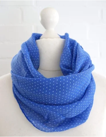 Schal Tuch Loop Made in Italy Seide Baumwolle...