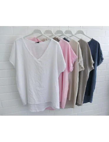 Ärmelloses Damen Shirt dunkelblau uni...