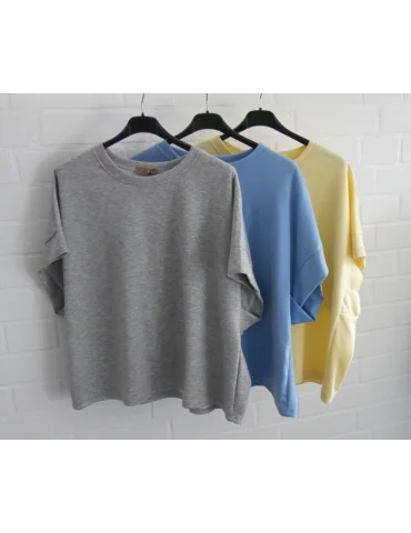 Scuba Shirt Pullunder ärmellos taupe uni mit...
