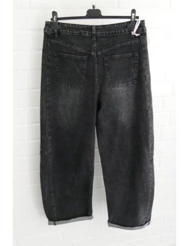 ESViViD Jeans Hose Damenhose O-Shape weites...
