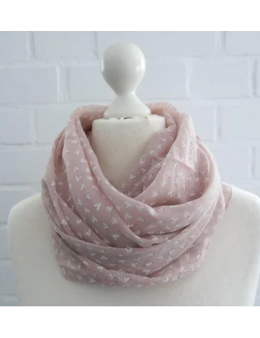 Schal Tuch Loop Made in Italy Seide Baumwolle...