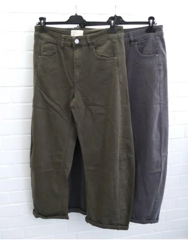 ESViViD Jeans Hose Damenhose O-Shape weites...