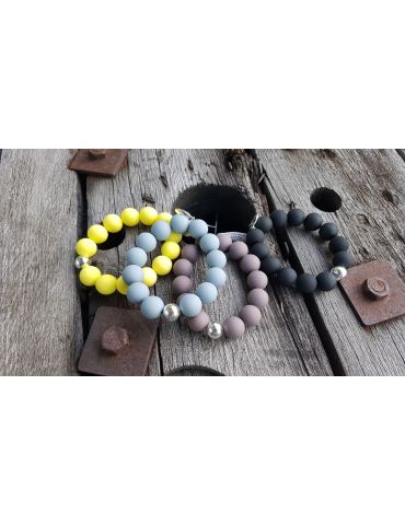 Giuno Damen Modeschmuck Armband schwarz...
