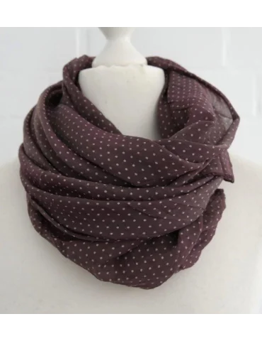 Schal Tuch Loop Made in Italy Seide Baumwolle...