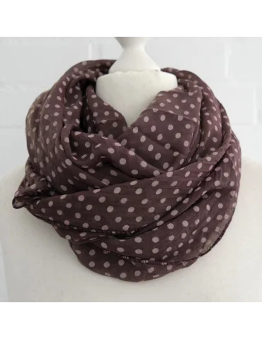 Schal Tuch Loop Made in Italy Seide Baumwolle...