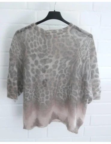Damen Strick Pullover 3/4...
