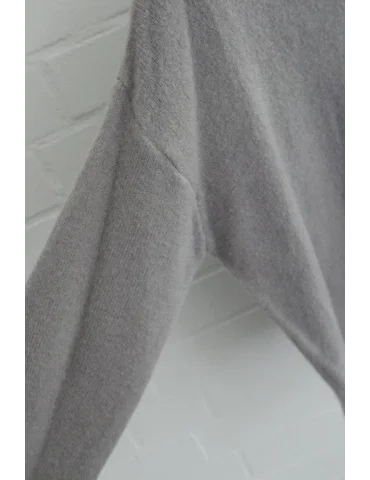 Graue Cardigan – weicher Strick mit Knopfleiste