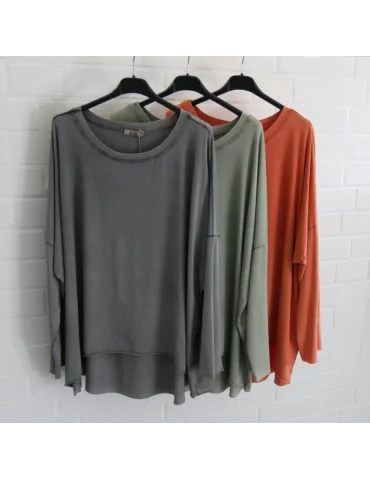 Damen Plussize Shirt Rundhals langarm helloliv...