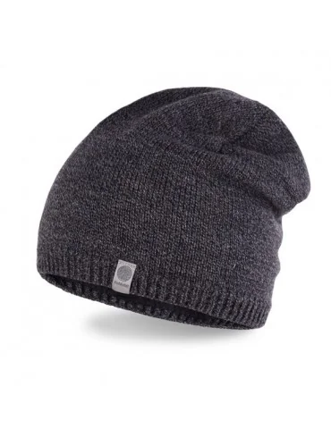 PaMaMi Men Man Herren Schal Tuch dunkelgrau grau anthrazit meliert 15035