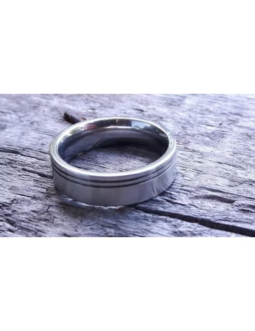 Ring Damen Herren Fingerring Edelstahl Gr. 66