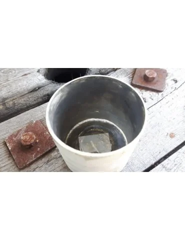 Teelicht Teelichtglas Kerzenständer Glas creme anthrazit matt 13728