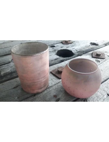 Teelicht Teelichtglas Kerzenständer Glas rose...