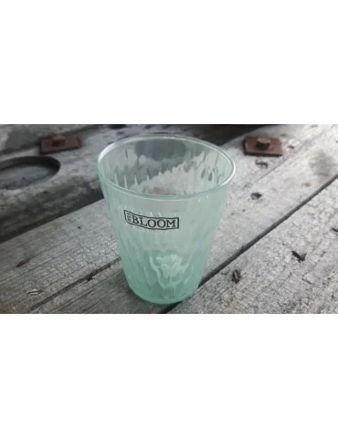 Teelicht Teelichtglas Kerzenständer Glas mint Bloom durchsichtig 62270