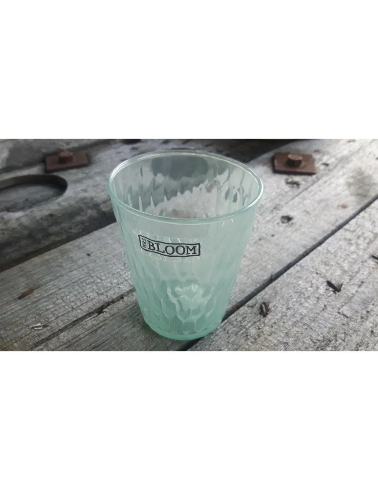 Teelicht Teelichtglas Kerzenständer Glas mint Bloom durchsichtig 62270