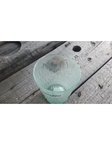 Teelicht Teelichtglas Kerzenständer Glas mint Bloom durchsichtig 62270