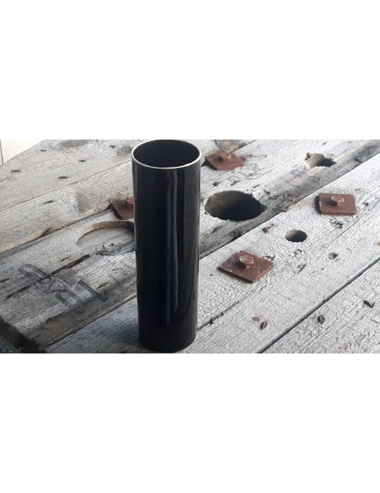 Teelicht Teelichtglas Blumenvase Vase Glas schwarz weiß 11467