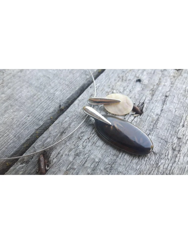 Bijoux Damen Kette Halskette silber goldfarben Metall 8078580