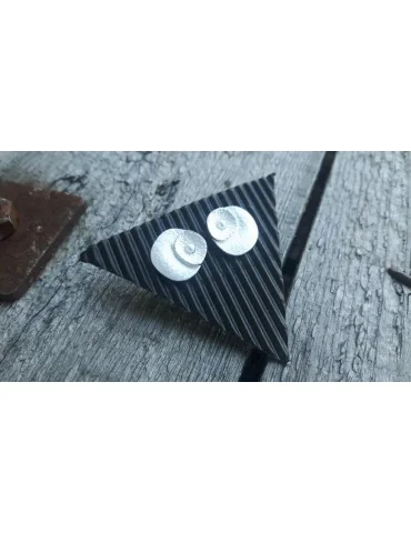 Bijoux Damen Modeschmuck Ohrringe Ohrstecker silberfarben Perle rund QN00175