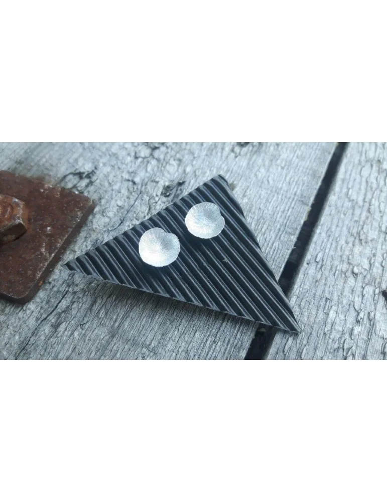 Bijoux Damen Modeschmuck Ohrringe Ohrstecker silberfarben grau rund 1691 SW