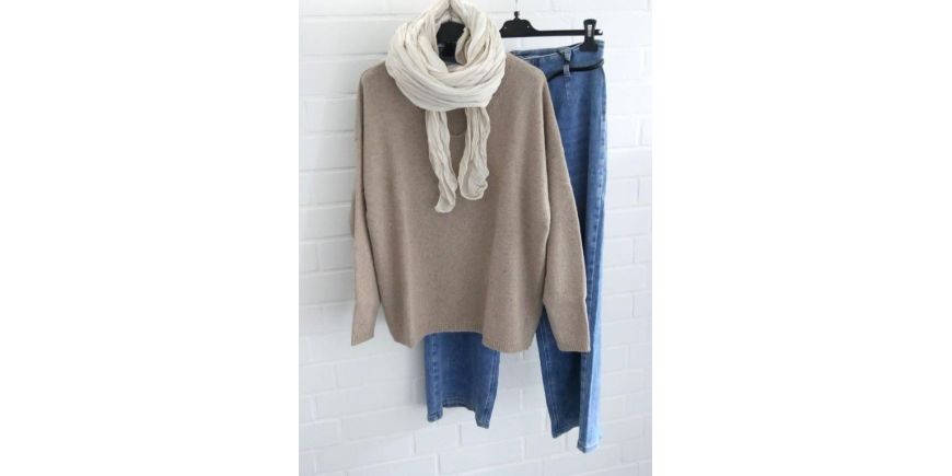Pullover mit Woll+Kaschmir Anteil