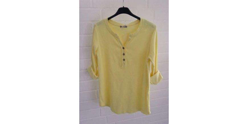 Henley Shirt neu in gelb