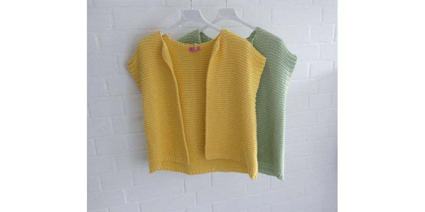 Strickwesten mit Baumwolle