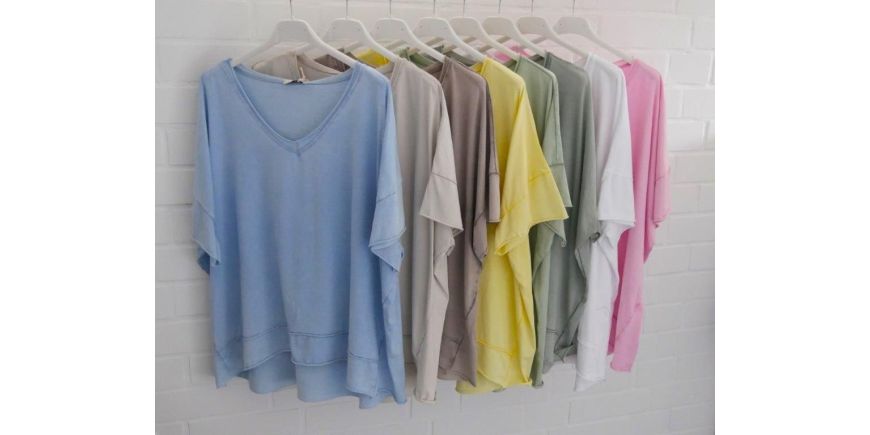 Plussize Shirt 2436 NEU in Lachs