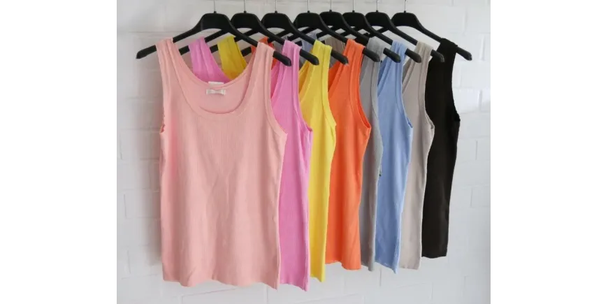 Beliebtes Rippen Top jetzt in Weinrot 